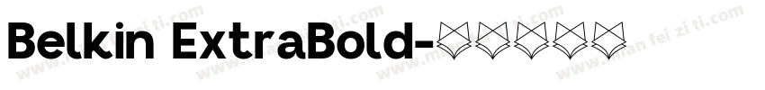 Belkin ExtraBold字体转换